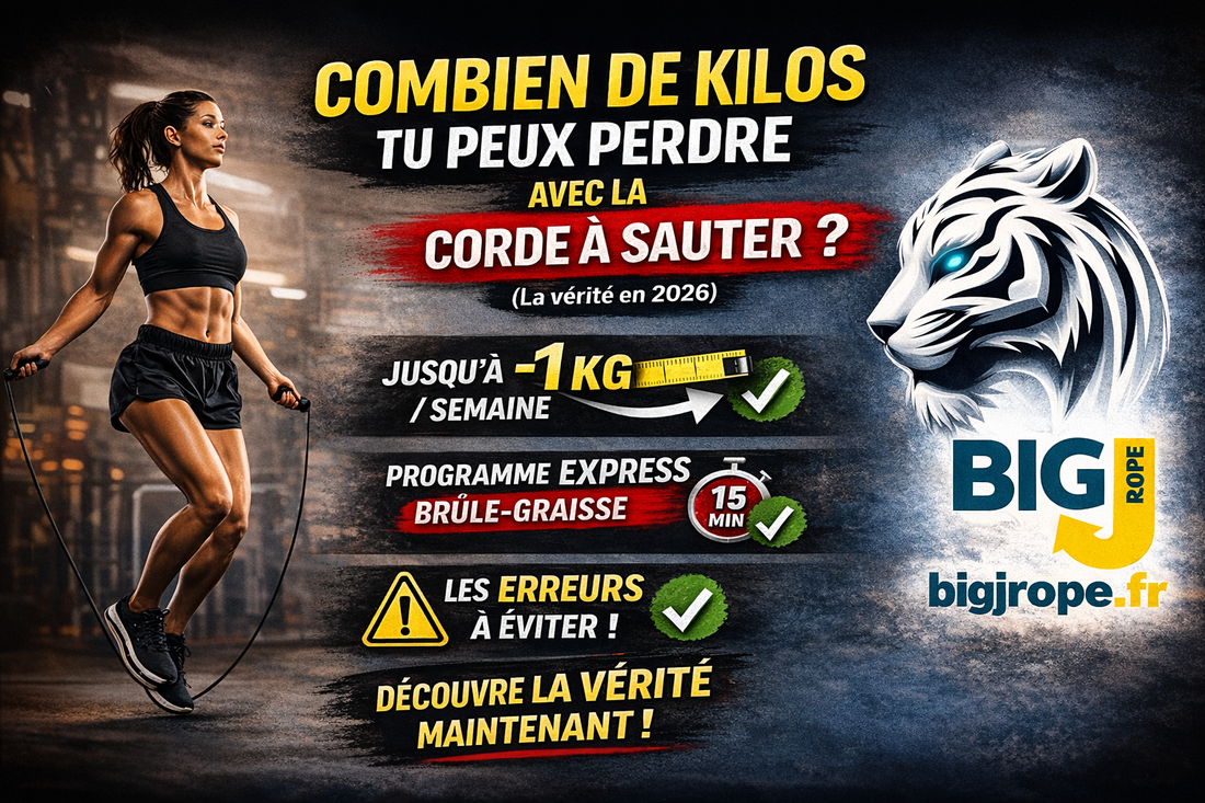 Combien de kilos tu peux perdre avec la corde à sauter ? (La vérité en 2026)